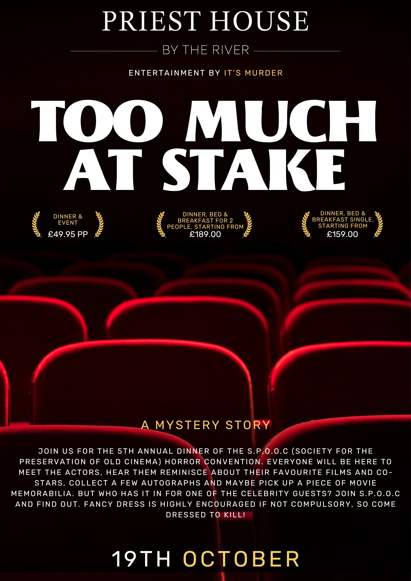 Murde Mystery - Too Much At Stake