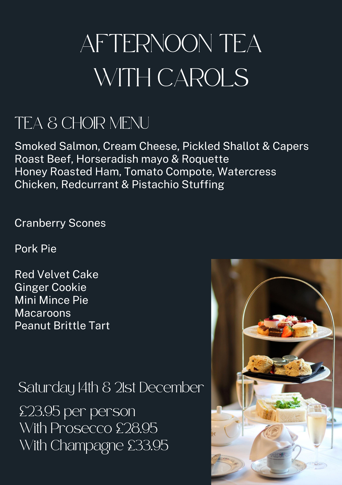 Afternoon Tea with Christmas Carols